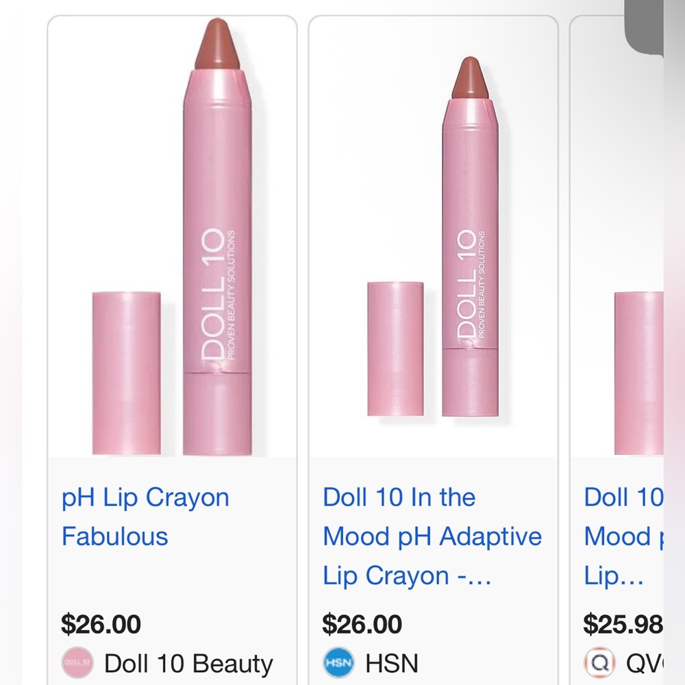 Doll 10 In The Mood PH Adaptive Lip Crayon in Fabulous (Nude)